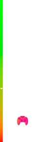 Um termometro de temperatura com as cores azul, amarelo e vermelho